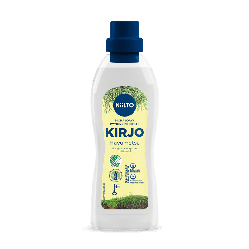 Kiilto Kirjo biohajoava pyykinpesuneste Havumetsä