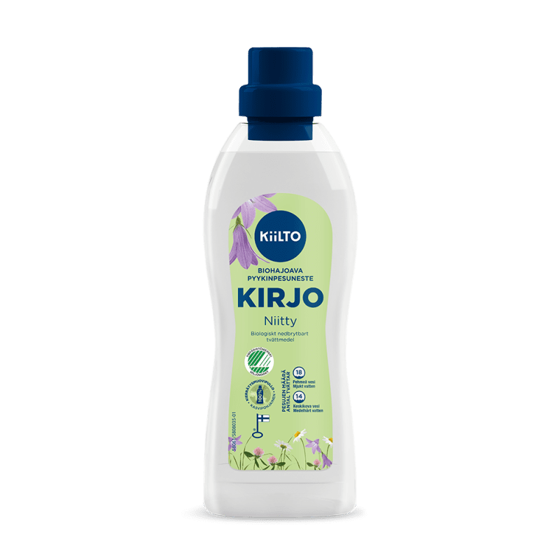 Kiilto Kirjo biohajoava pyykinpesuneste Niitty