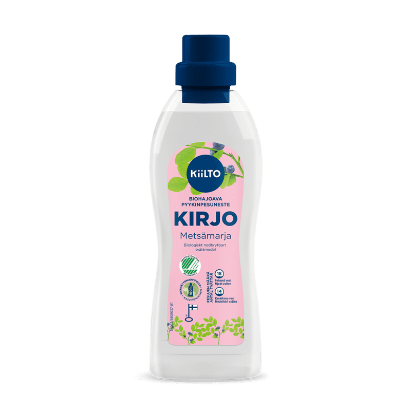 Kiilto Kirjo biohajoava pyykinpesuneste Metsämarja
