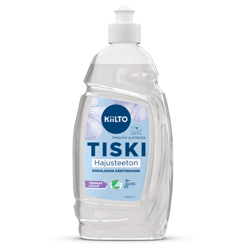 Kiilto biohajoava käsitiskiaine Hajusteeton